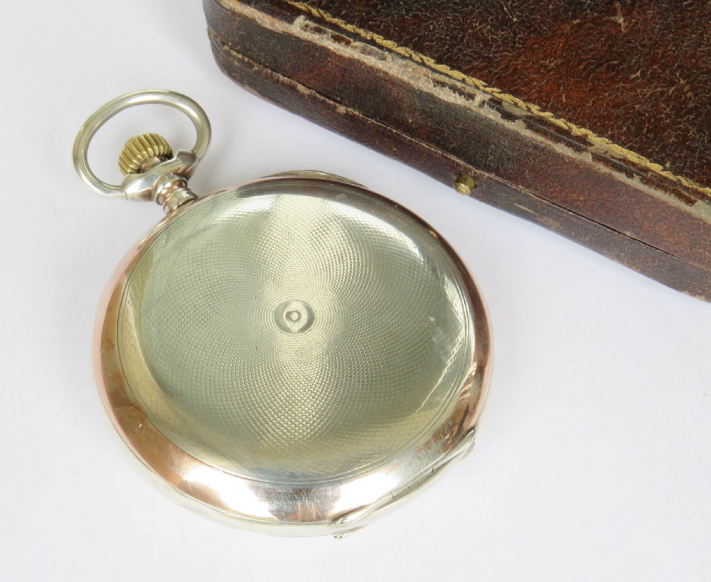 Antique Omega silver full hunter pocket watch View VIII