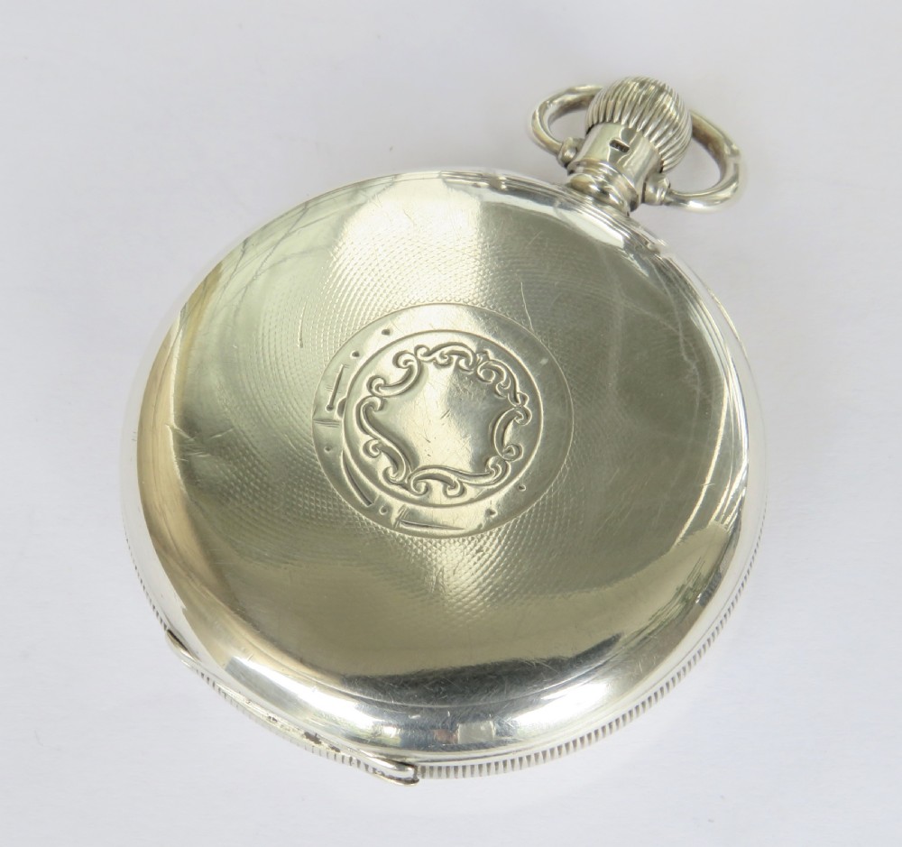Silver Kays “Challenge” pocket watch, 1925 View V