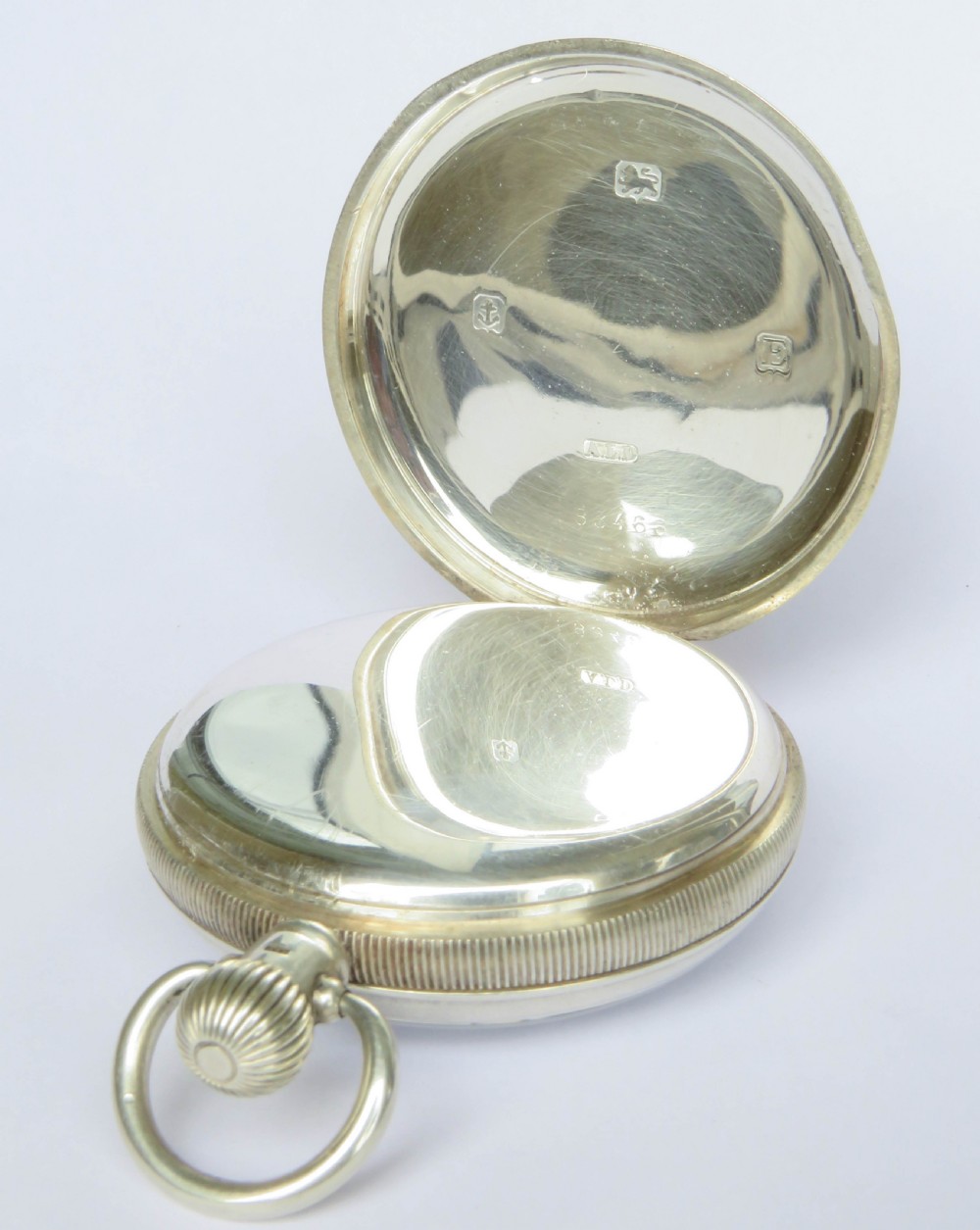1929 silver Kays Keyless “Triumph” pocket watch View III