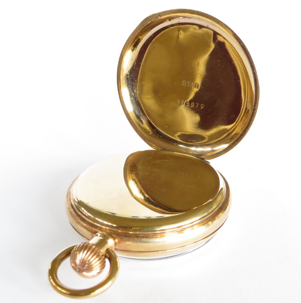 1930s Craftsman pocket watch with albert View V