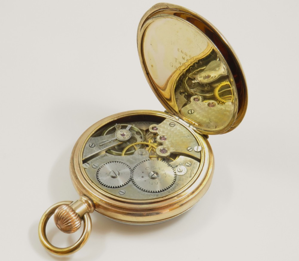 1930s Craftsman pocket watch with albert View VI
