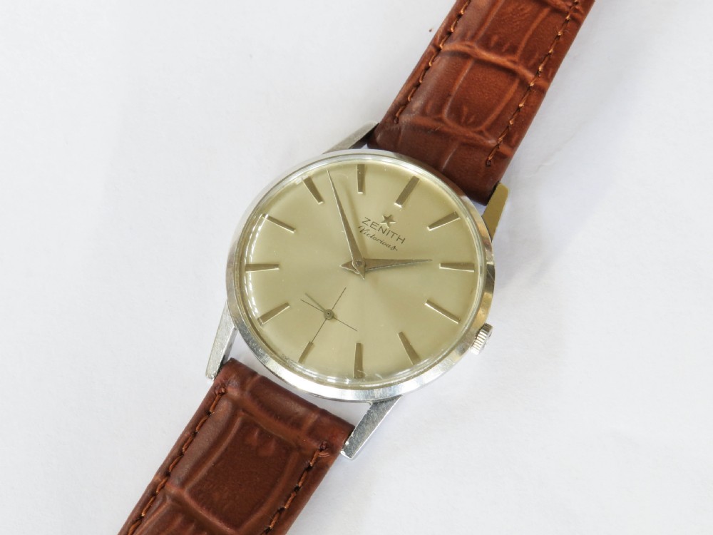 Gents Zenith Stellina Victorious wrist watch, c1963 View II