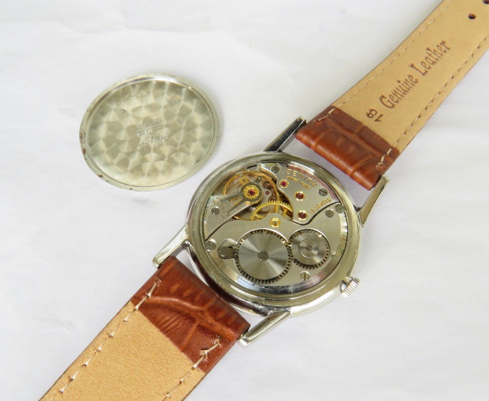 Gents Zenith Stellina Victorious wrist watch, c1963 View III