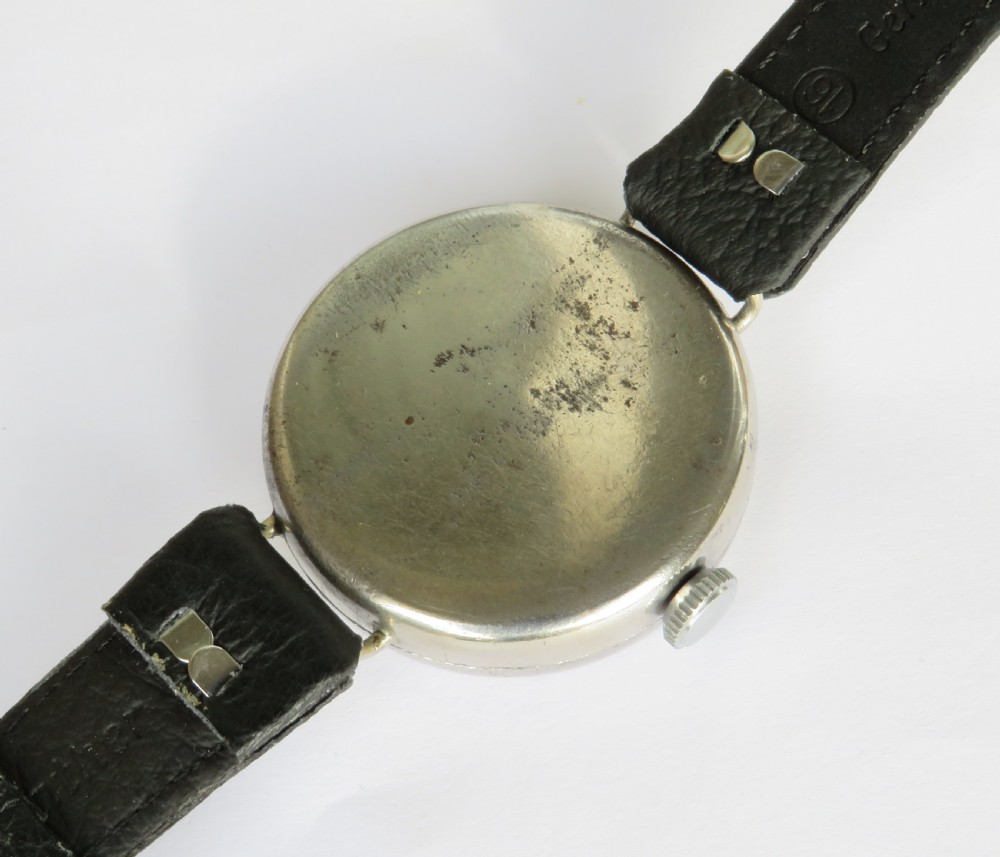 Gents large antique trench watch View IV