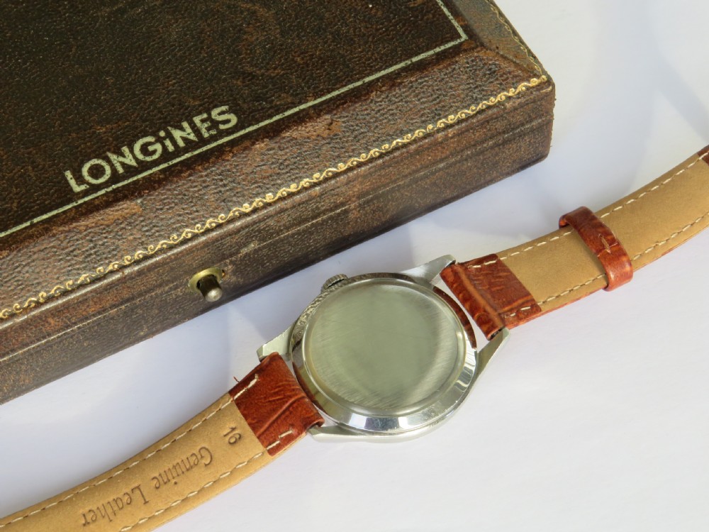 Gents Longines wrist watch, 1957 View IV