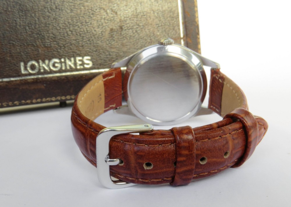 Gents Longines wrist watch, 1957 View V
