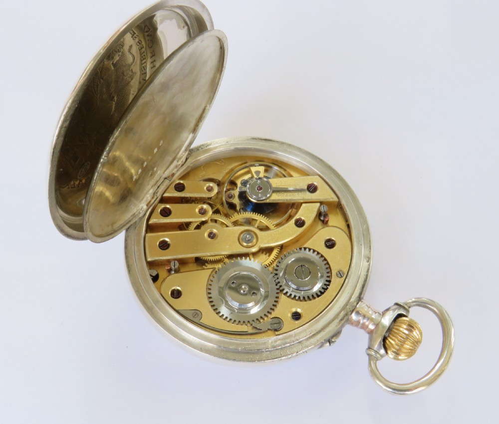 Antique silver pocket watch, Auguste Favre View IV