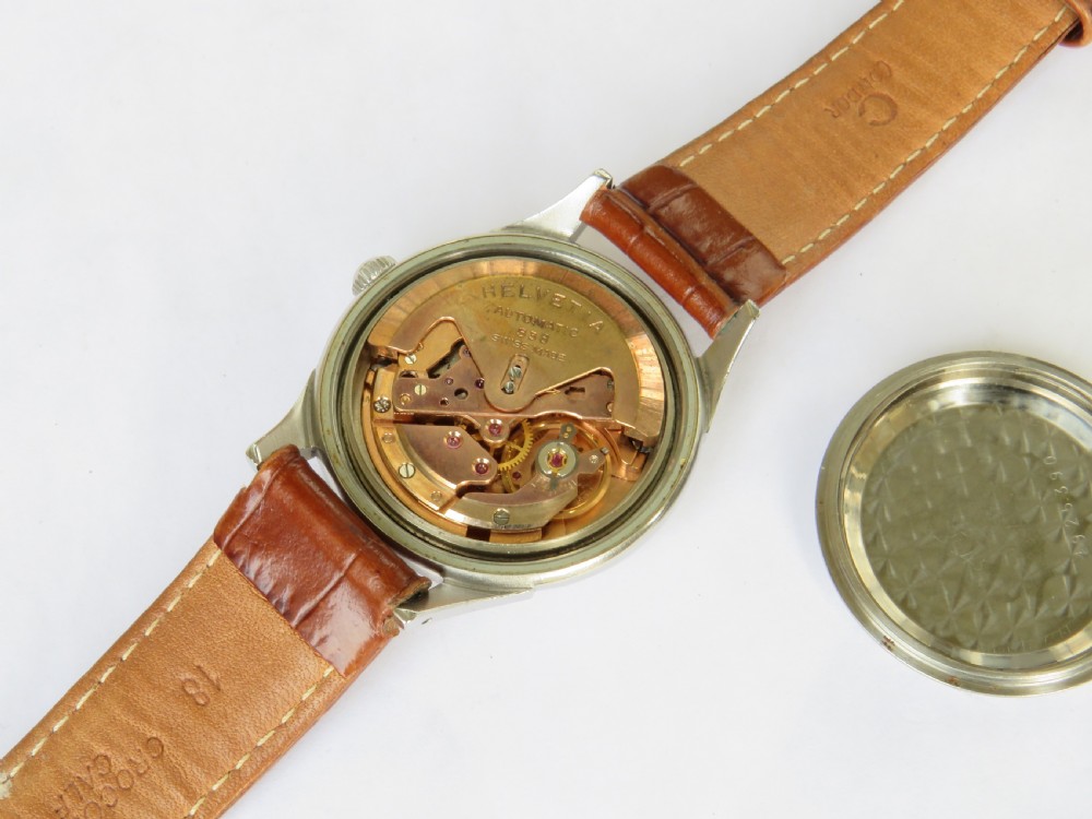Gents 1950s Helvetia automatic wrist watch View III