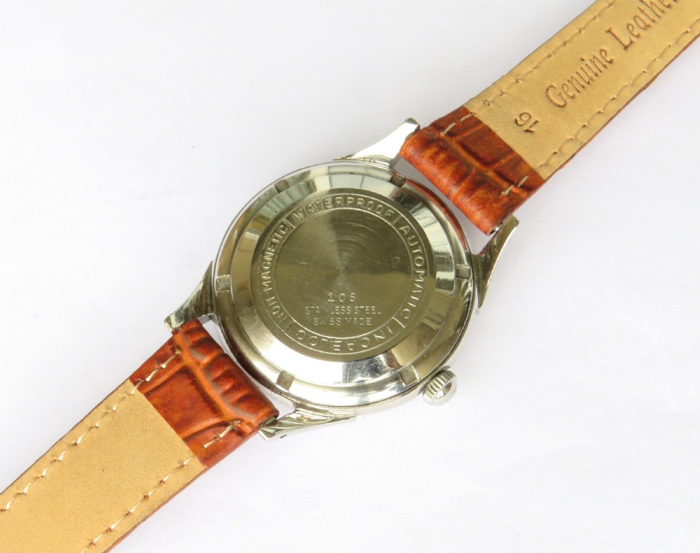 Gents 1950s Helvetia automatic wrist watch View V