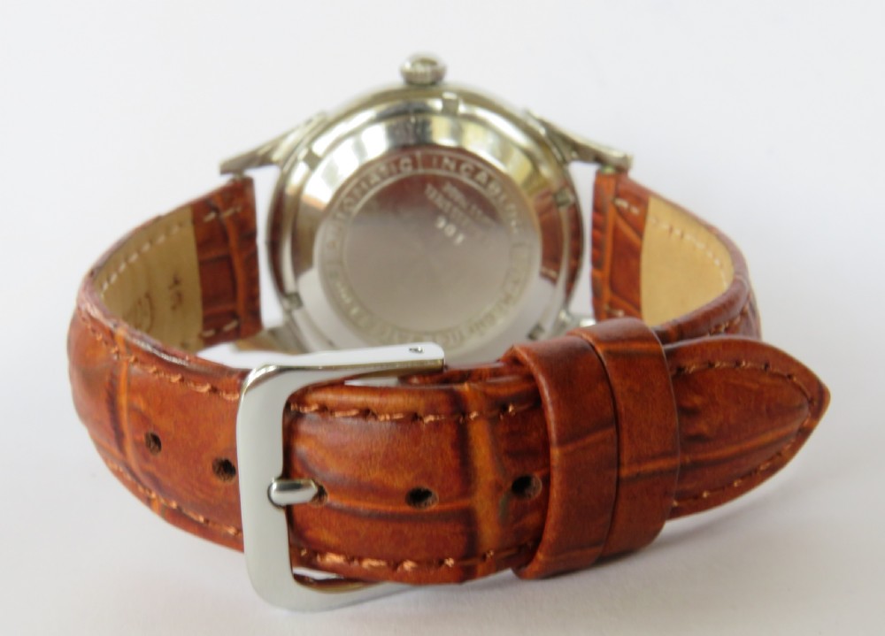 Gents 1950s Helvetia automatic wrist watch View VI
