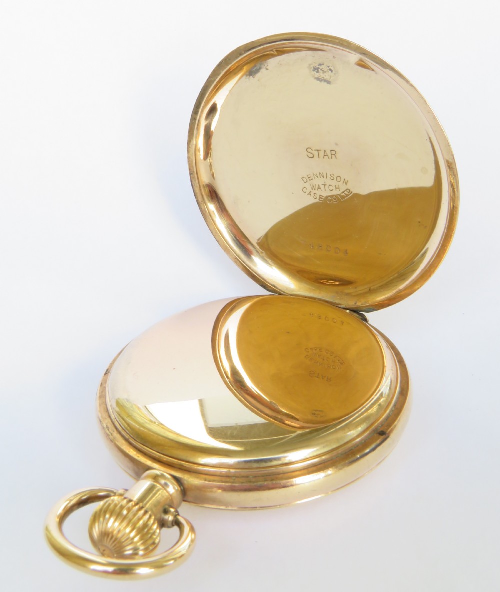 1930s Craftsman half hunter pocket watch, Cyma View IV