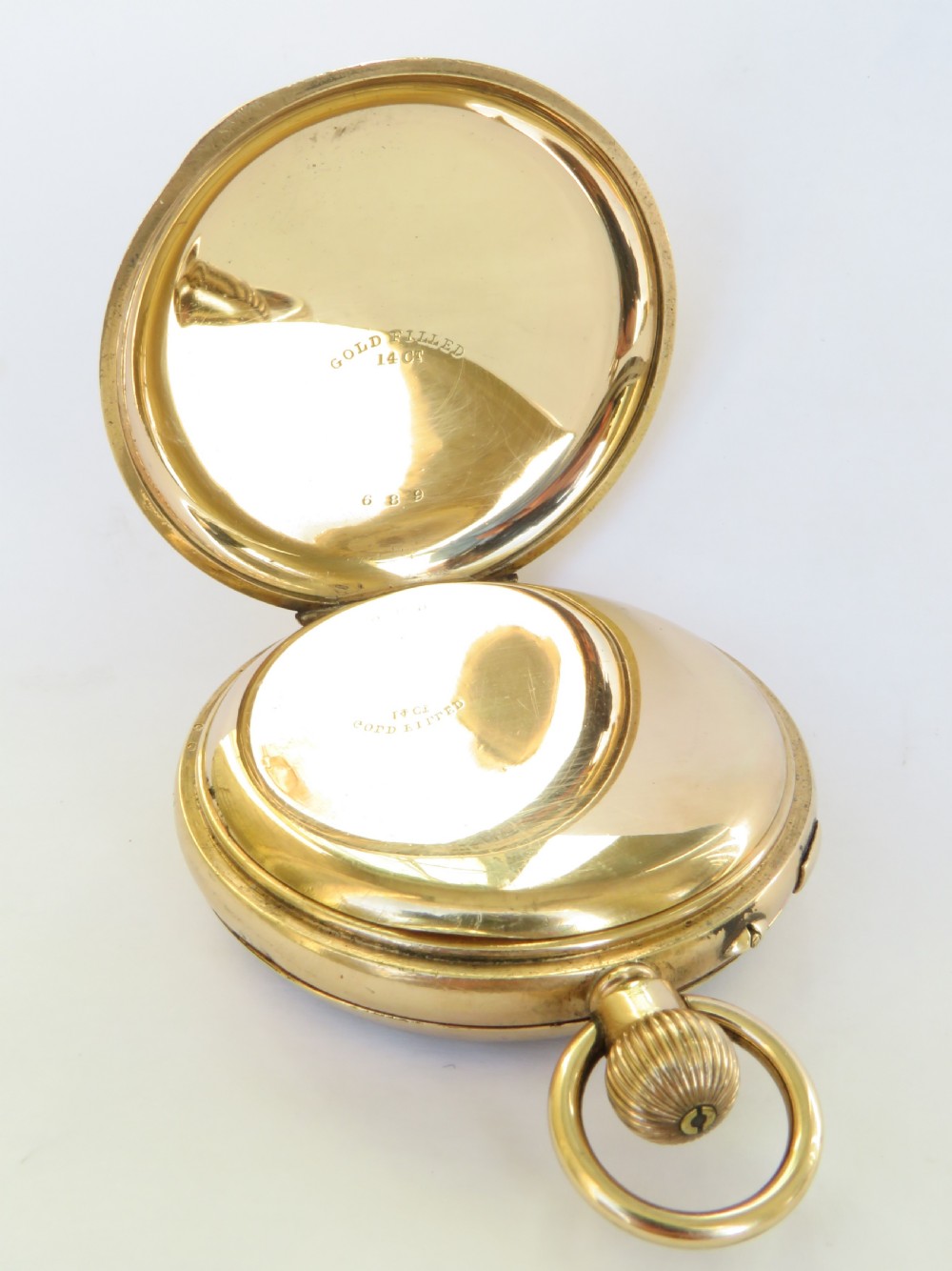 J G Graves centre seconds chrono pocket watch, c1900 View III