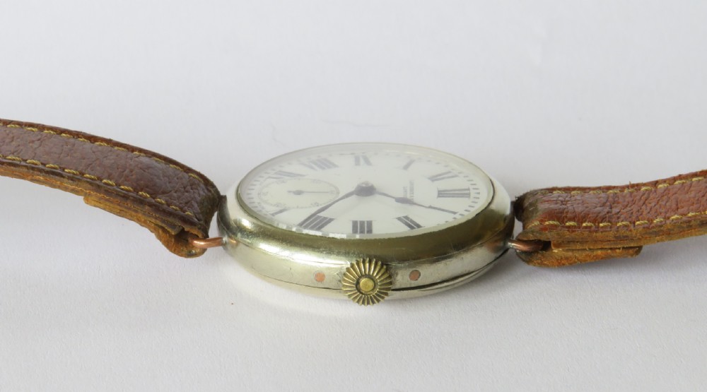 Gents ‘The Turret’ large trench watch, Lawrence & Mayo, London View III