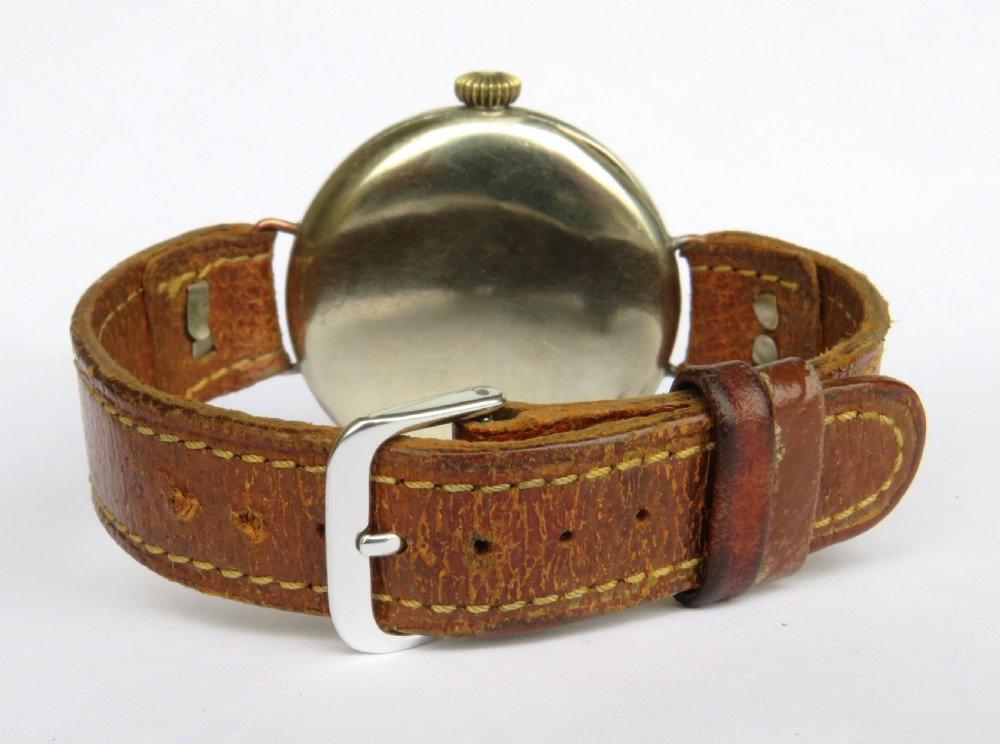 Gents ‘The Turret’ large trench watch, Lawrence & Mayo, London View V