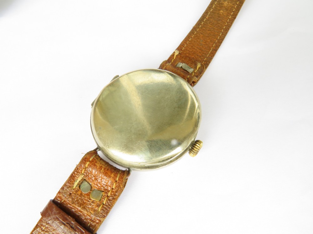 Gents ‘The Turret’ large trench watch, Lawrence & Mayo, London View VI
