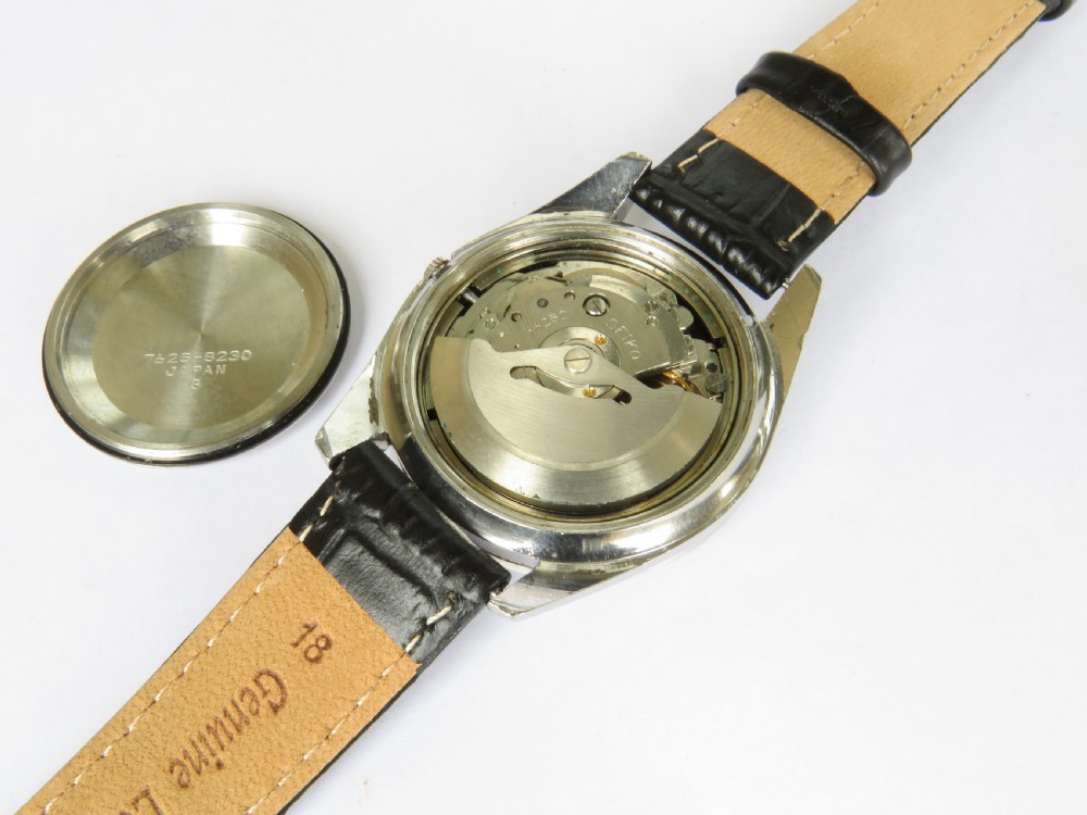 Gents Seiko Sportsmatic wrist watch, 1967 View II