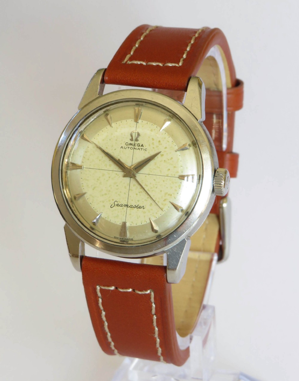 Gents 1950s Omega Seamaster automatic wrist watch