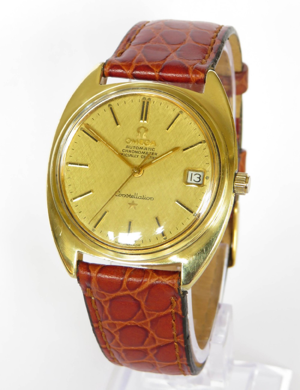 Gents Omega Constellation chronometer automatic wrist watch, 1968