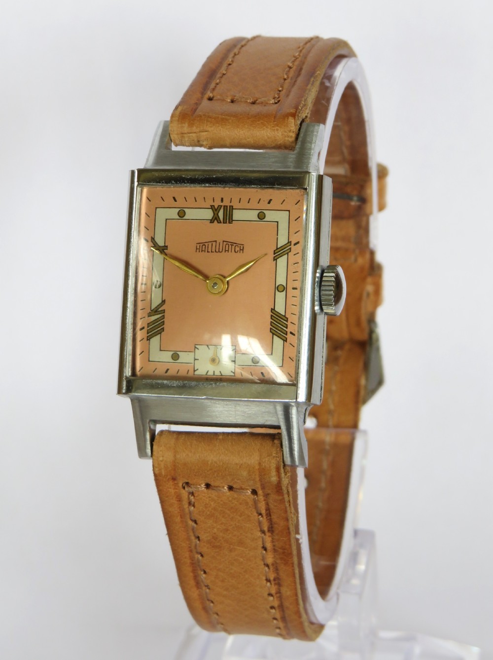 ‘NOS’ 1940s Hallwatch wrist watch by Liban