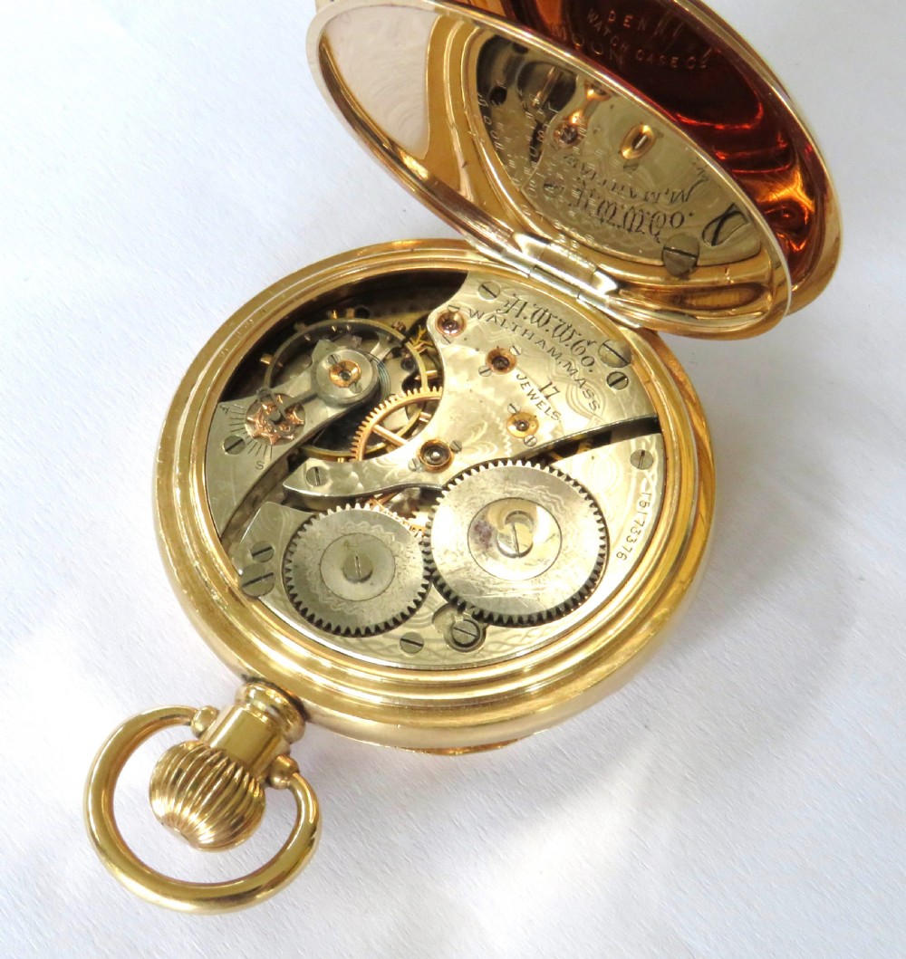 Antique Waltham pocket watch, 1906 View IV