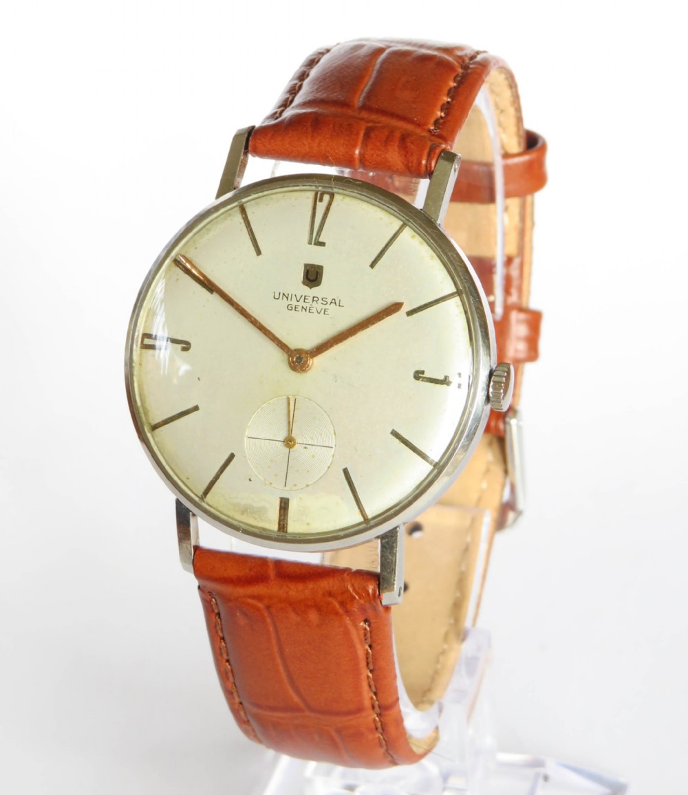 Gents Universal Geneve wrist watch, 1955