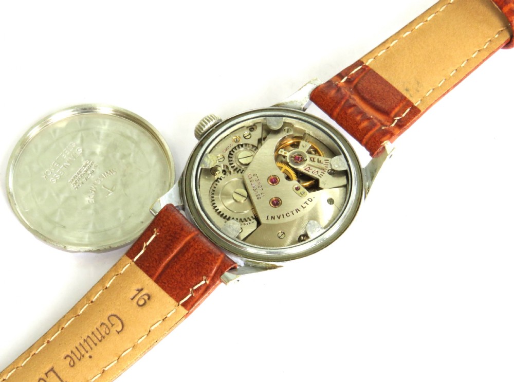 Gents 1940s Invicta wrist watch View III