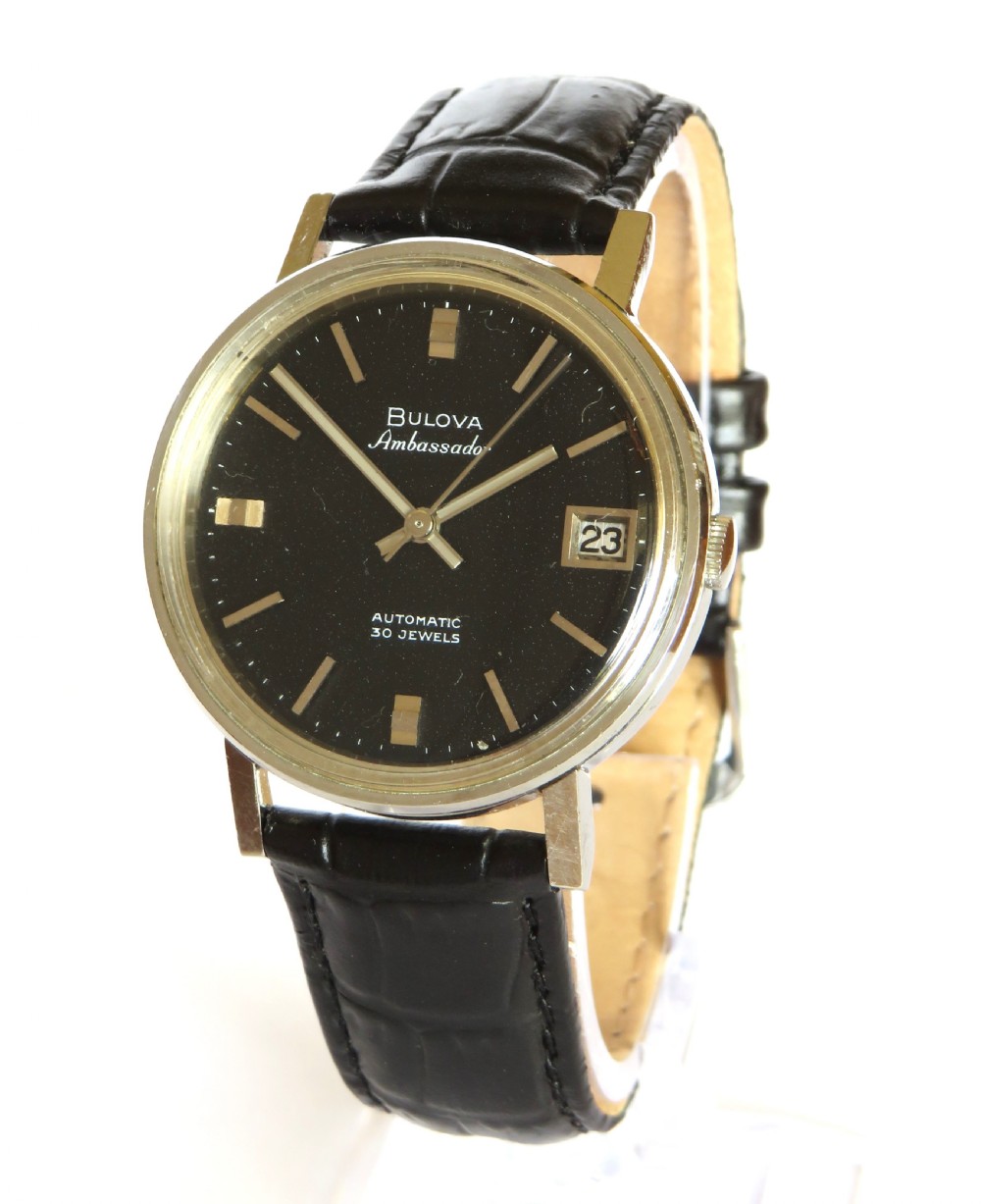 Gents Bulova Ambassador intra-matic watch, 1967