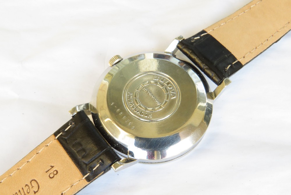 Gents Bulova Ambassador intra-matic watch, 1967 View III