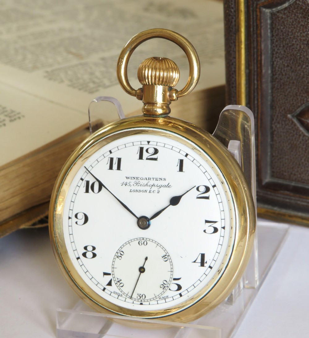 1930s Cortebert pocket watch, Winegartens