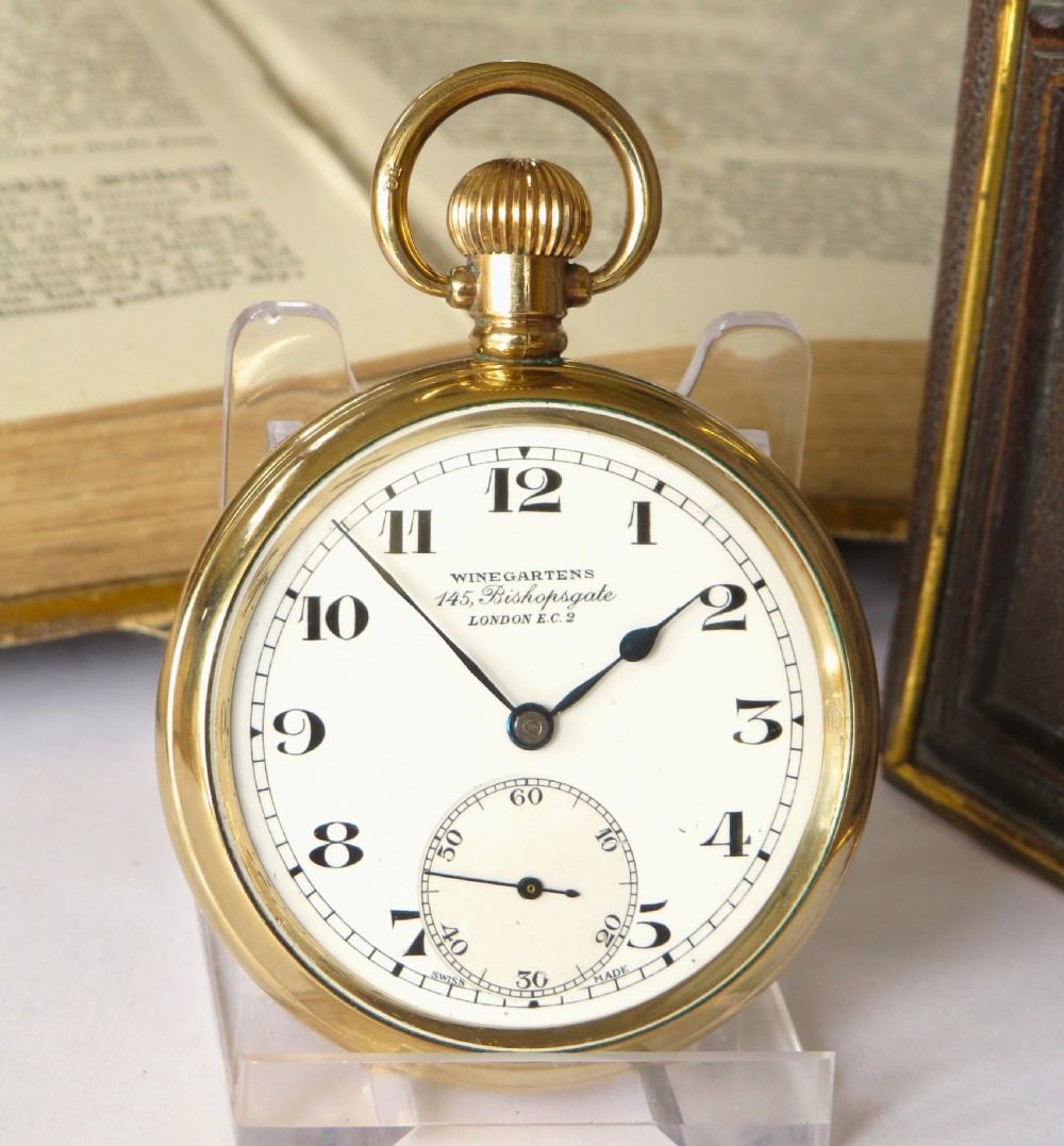 1930s Cortebert pocket watch, Winegartens View II