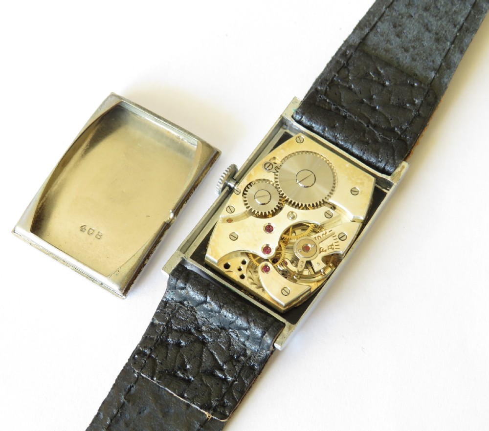 1940s Art Deco Felco wrist watch View III