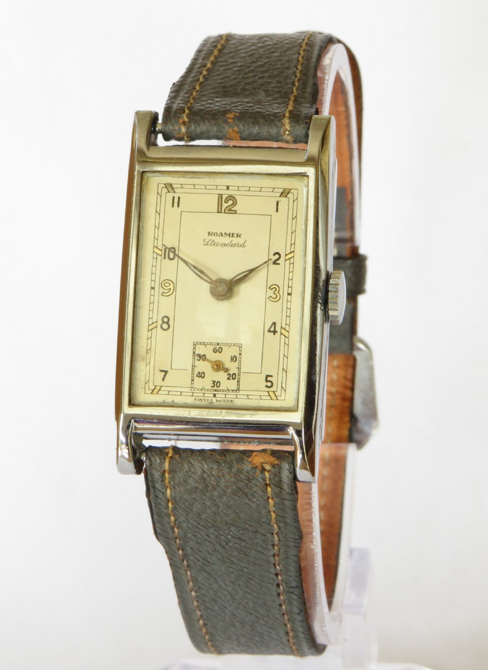 Roamer Standard 1940s Art Deco wrist watch