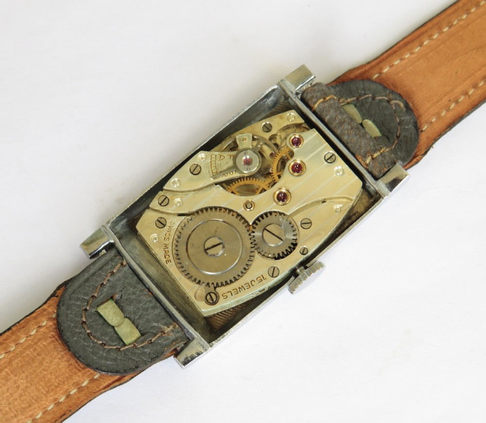 Roamer Standard 1940s Art Deco wrist watch View III