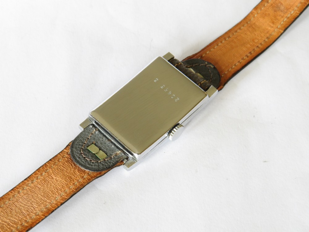 Roamer Standard 1940s Art Deco wrist watch View V