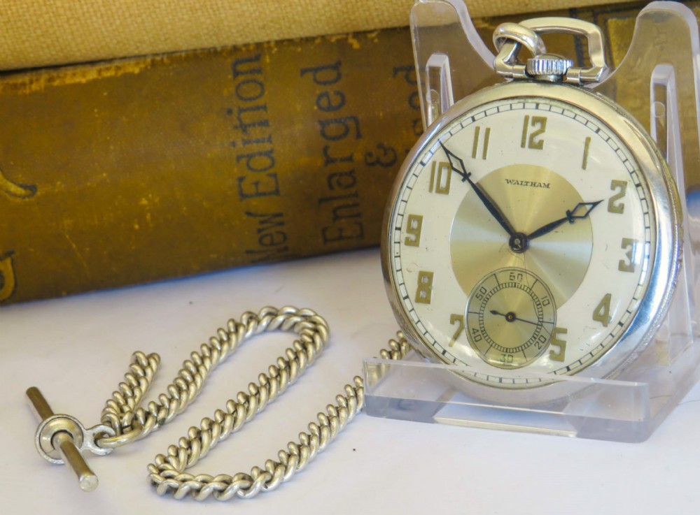 Waltham Colonial pocket watch, 1936