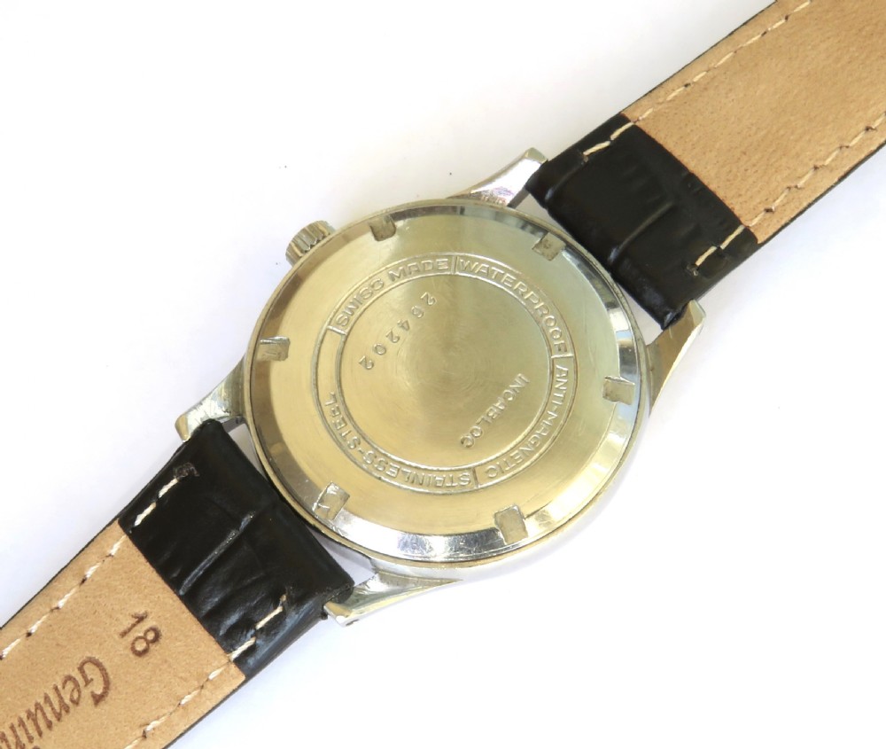 Gents 1940s Buren Grand Prix wrist watch View V