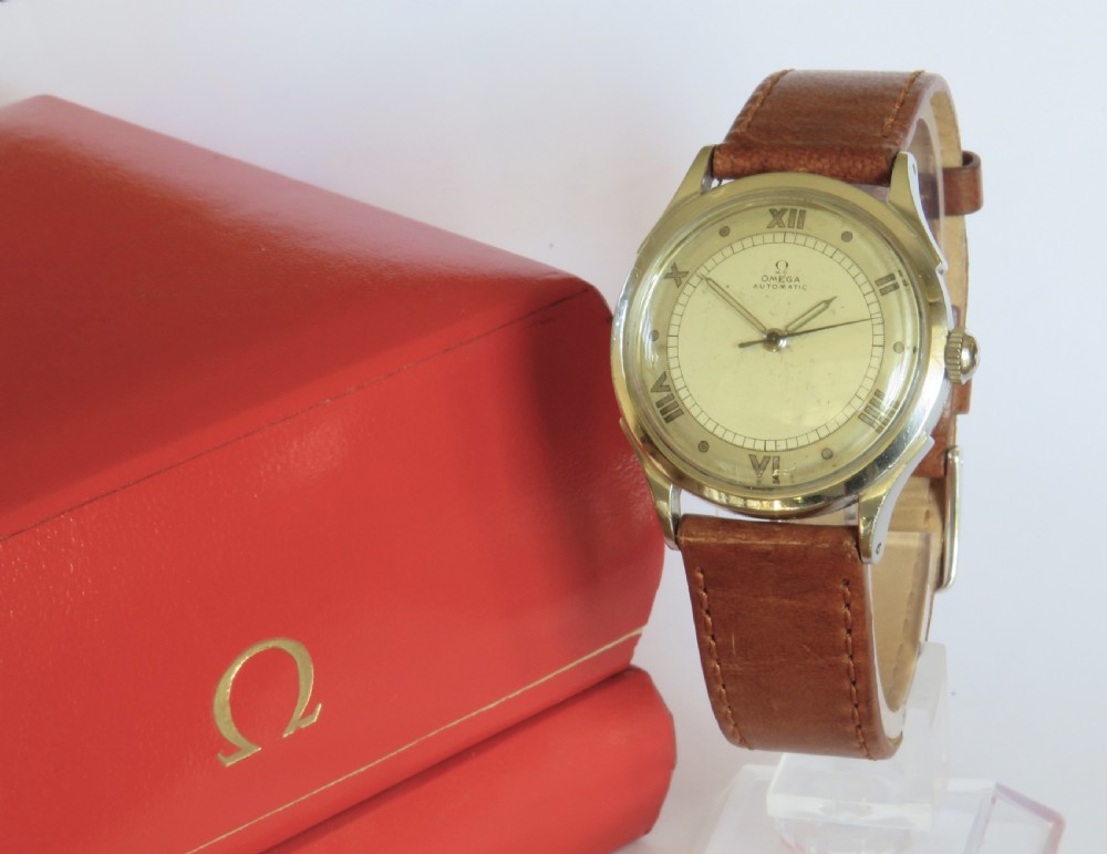 Gents Omega bumper automatic wrist watch, 1944 View II