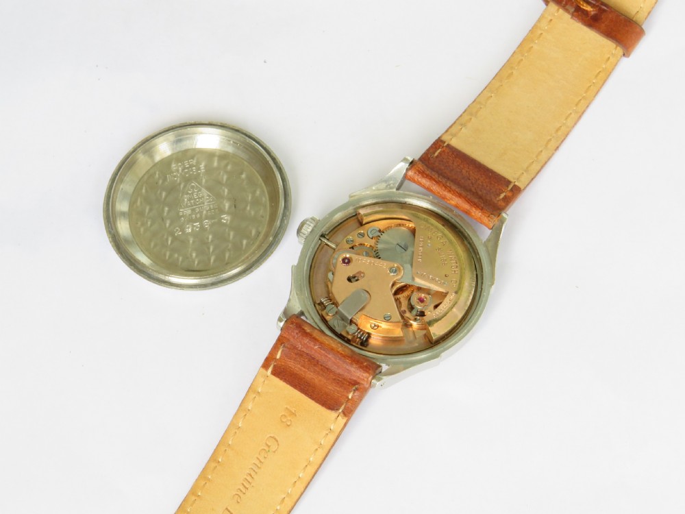 Gents Omega bumper automatic wrist watch, 1944 View III