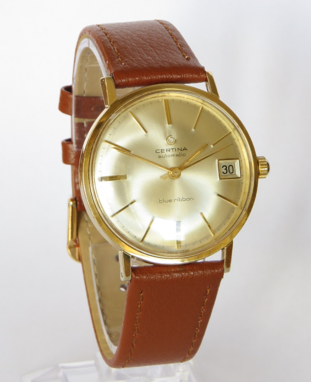 Gents 1960s Certina Blue Ribbon wrist watch View II