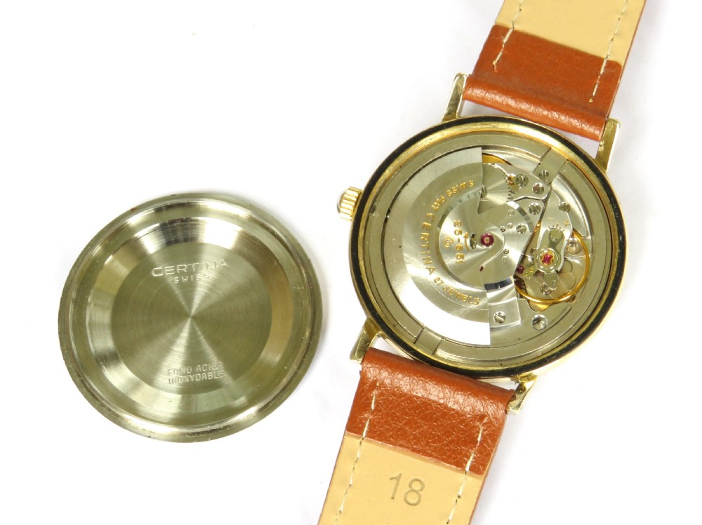 Gents 1960s Certina Blue Ribbon wrist watch View III