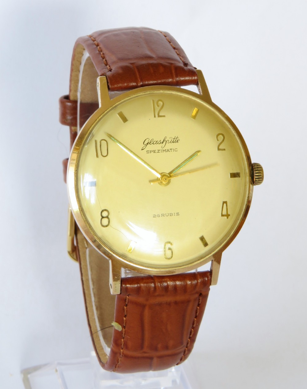 Gents 1960s Glashütte Spezimatic wrist watch View II