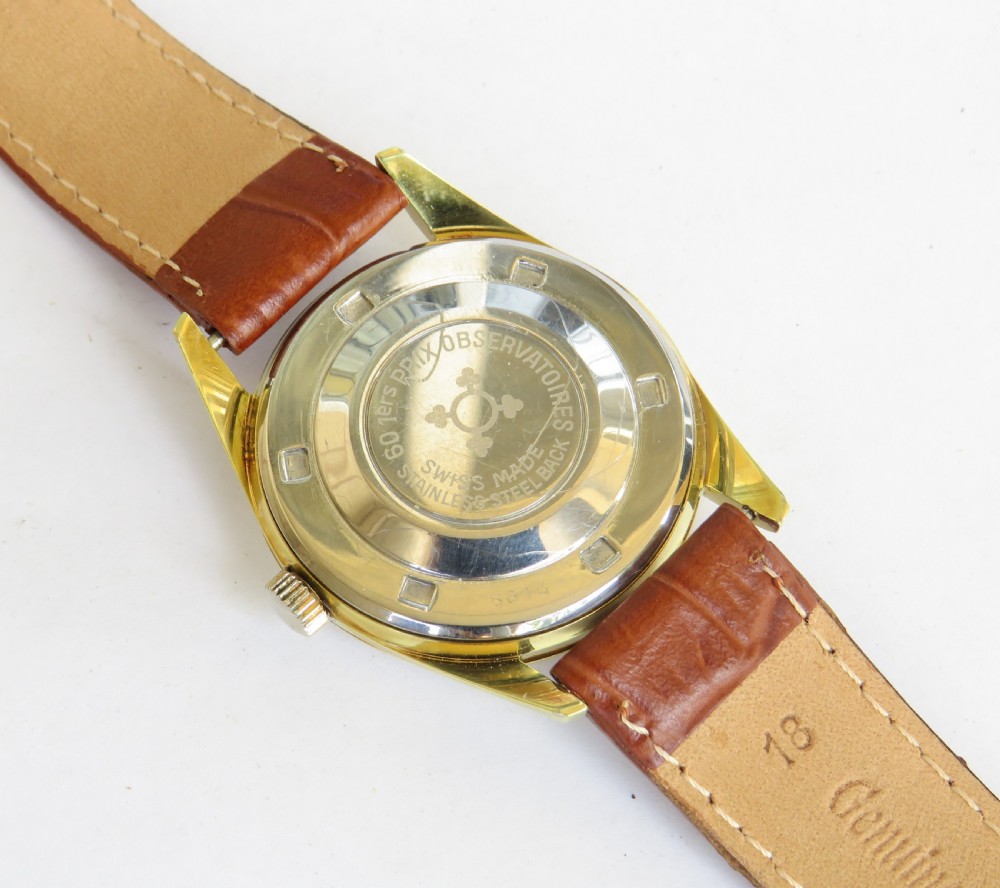 Gents 1960s Cortebert 5614 automatic wrist watch View IV