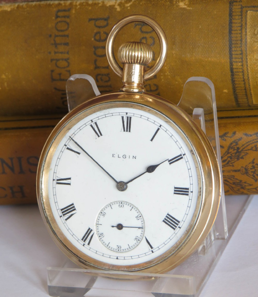 Antique Elgin pocket watch, 1913