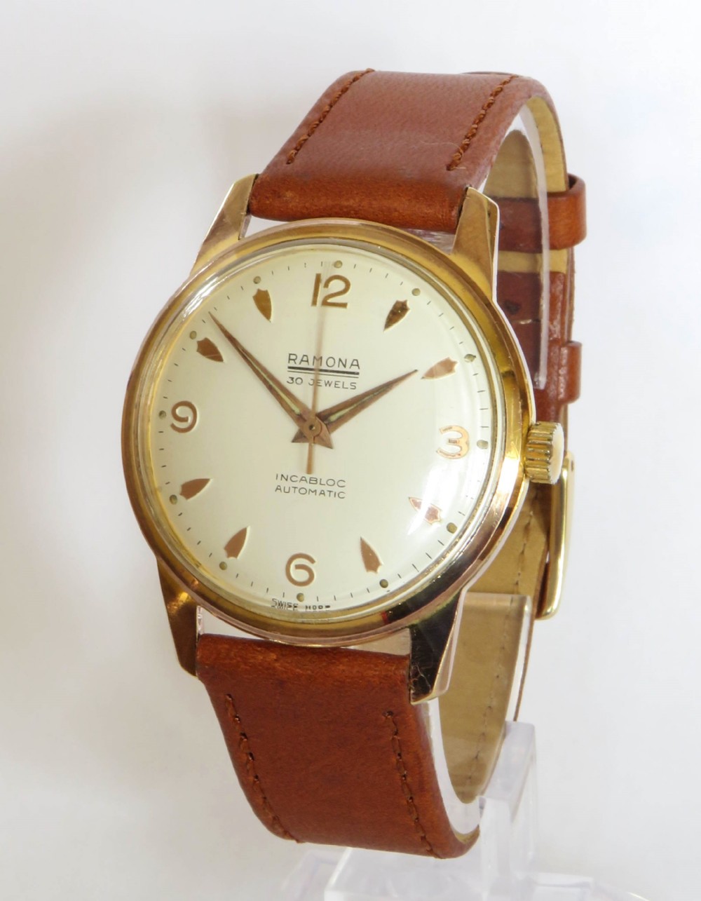 Gents 1950s Ramona automatic wrist watch, super condition