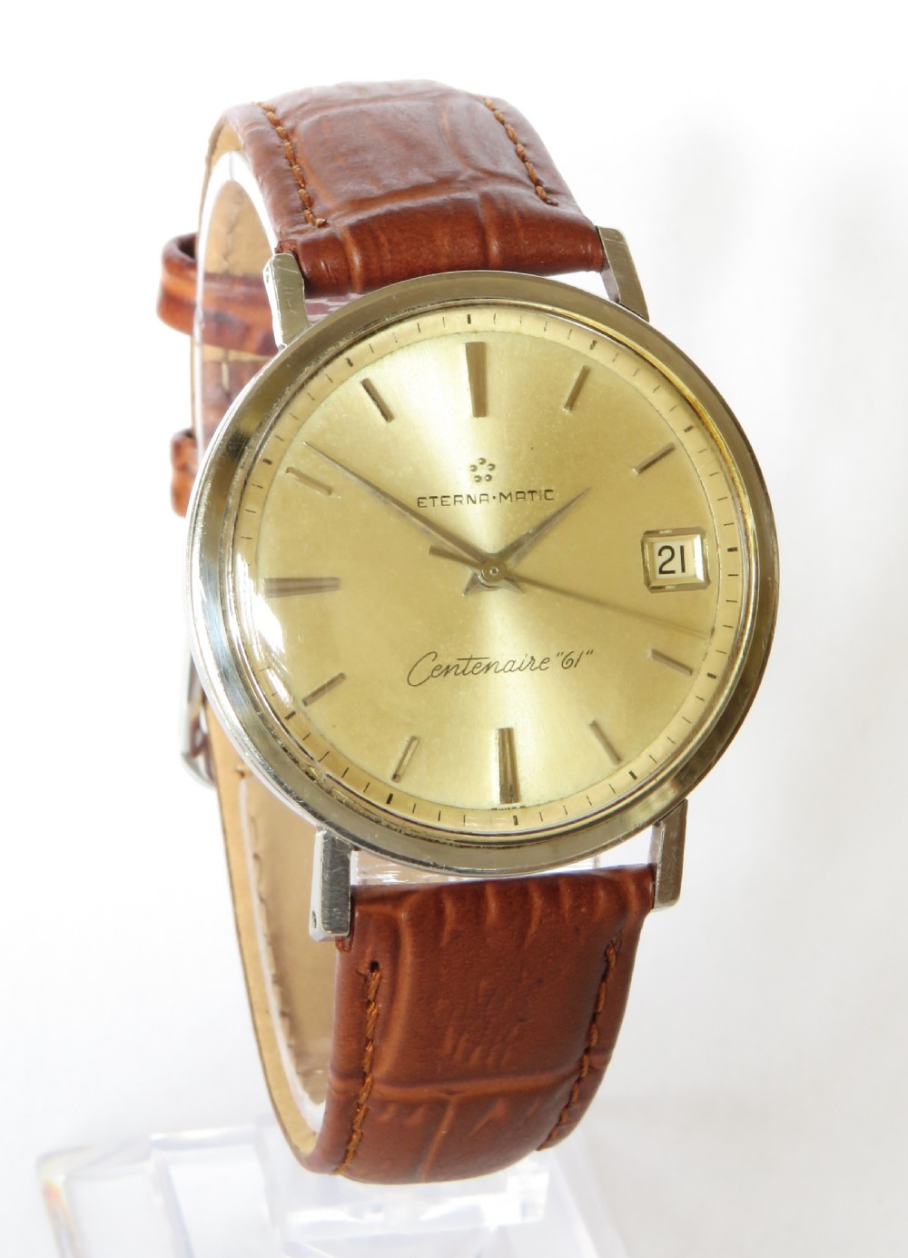 Gents Eterna-Matic Centenaire “61” wrist watch, 1964 View II