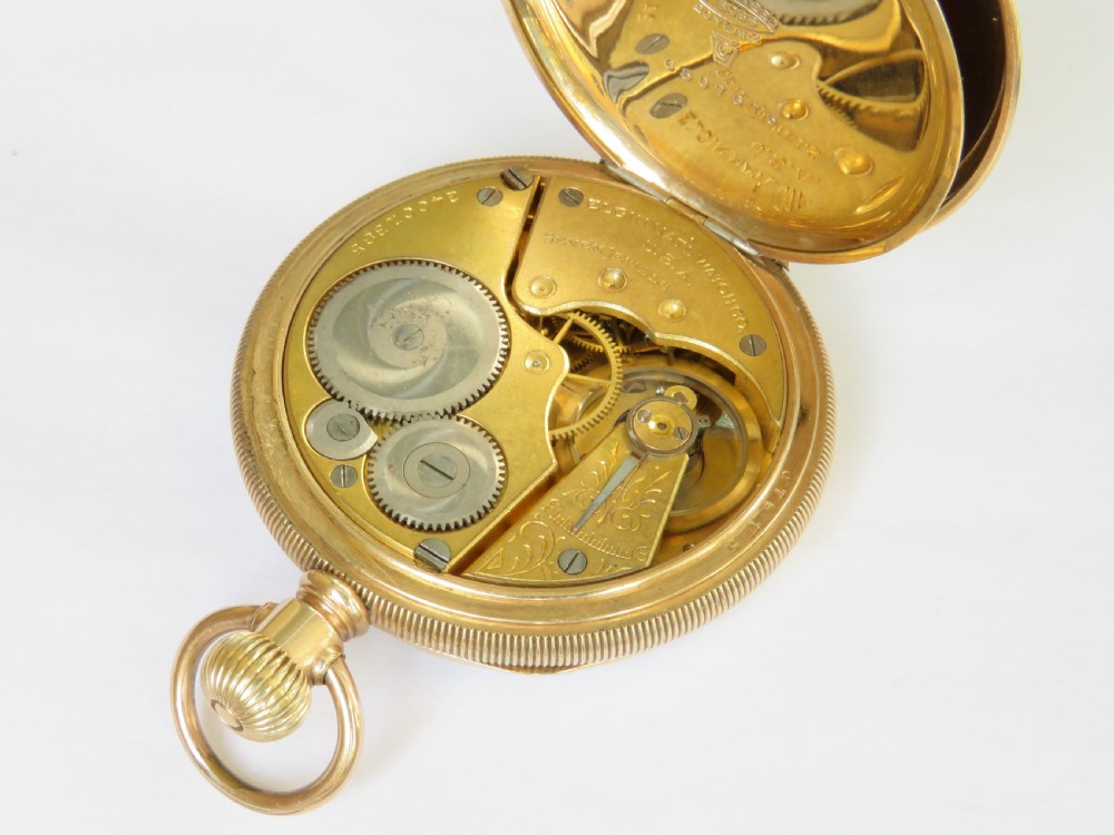 Antique Elgin pocket watch, 1921 View IV