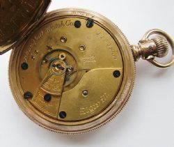 Montre De Poche Ancienne Elgin Hunter Gravée - Modèle 1891 - 11 Rubis - Mécanique à Remontage Manuel