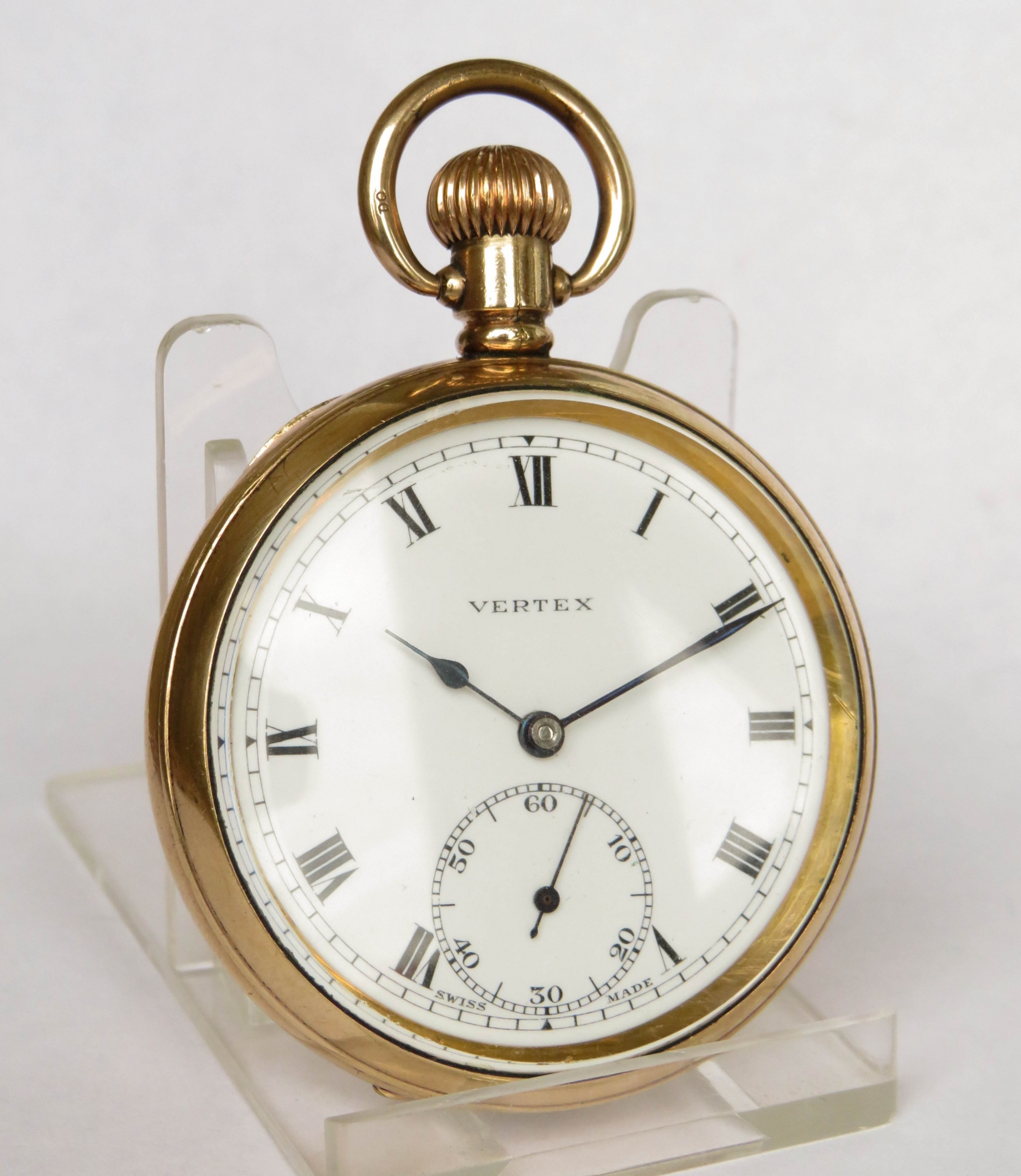 Vertex clearance pocket watch