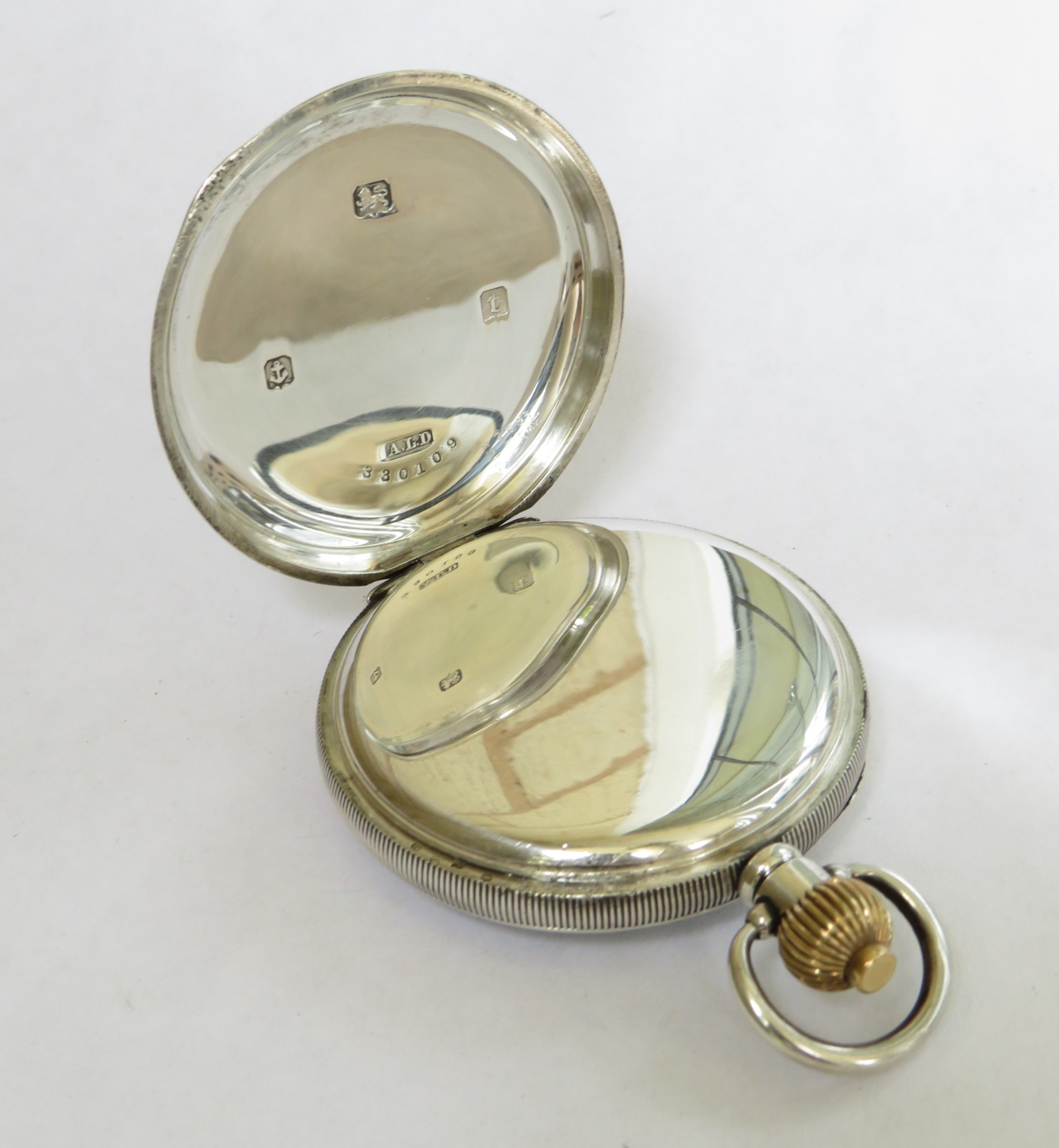 Montre De Poche Chronographe Avec Mouvement Le Phare 114VCC - Mécanique, Occasion Pour Collectionneur