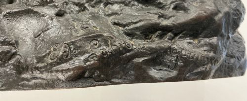 FRENCH BRONZE EAGLE DEVOURING A HERON BY CHRISTOPHE FRATIN - ADDITIONAL PHOTO 2